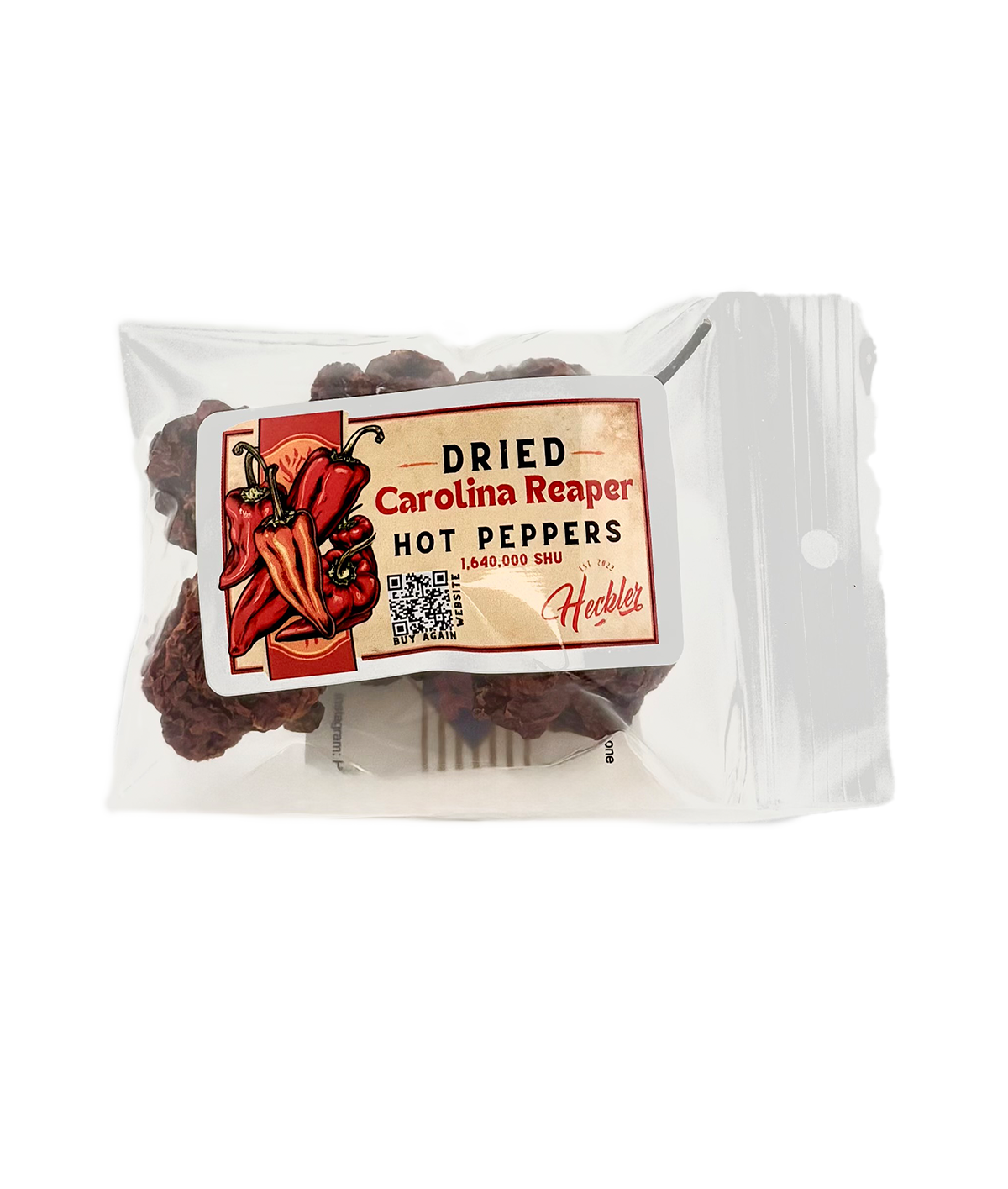 Dried Carolina Reaper Peppers