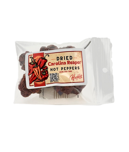 Dried Carolina Reaper Peppers