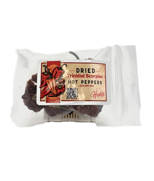 Dried Trinidad Scorpion Peppers